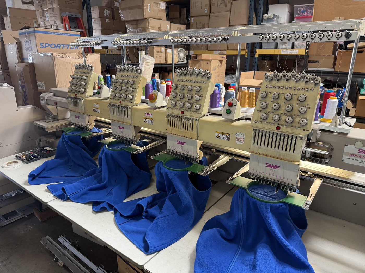 Custom apparel decoration by Thread-Mark
